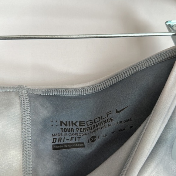 Nike Golf Tour Performance Grey & White Cropped Leggings - Picture 5 of 8